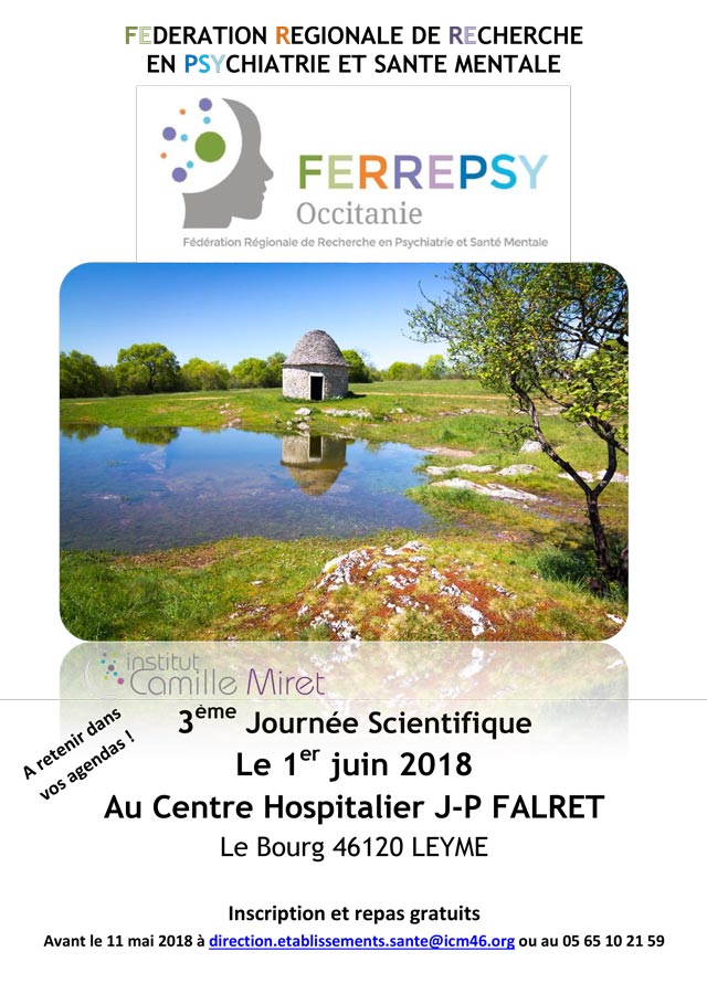 Journée scientifique de la Ferrepsy 2018 (affiche) | © FERREPSY Occitanie