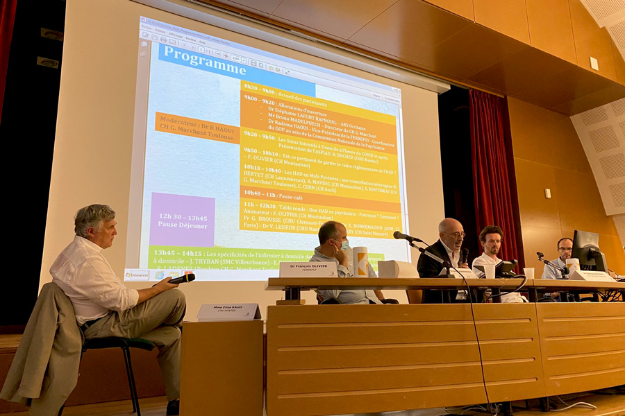 2e Journée nationale de l'hospitalisation et des services de soins intensifs à domicile en psychiatrie | © FERREPSY Occitanie