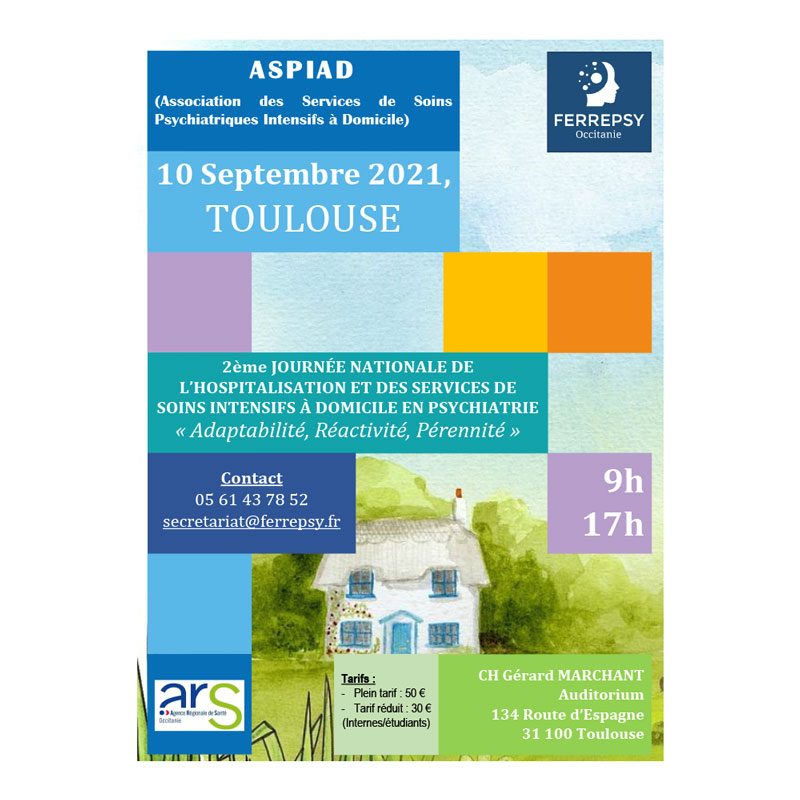 2e Journée nationale de l'hospitalisation et des services de soins intensifs à domicile en psychiatrie | © FERREPSY Occitanie