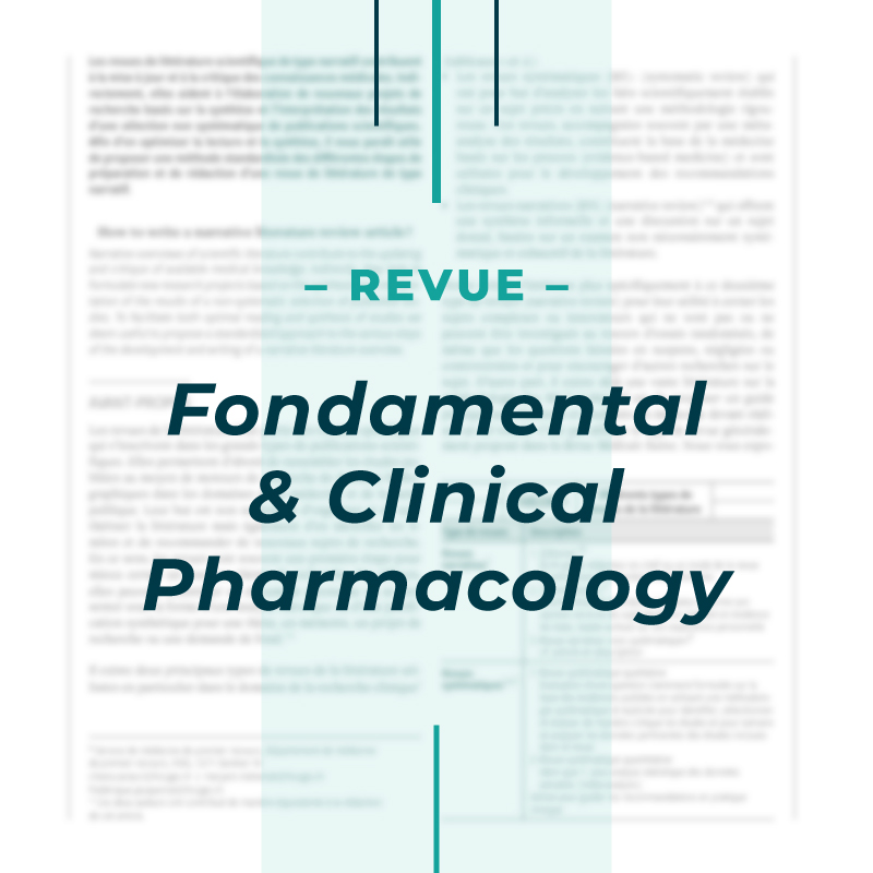 Fundamental & Clinical Pharmacology