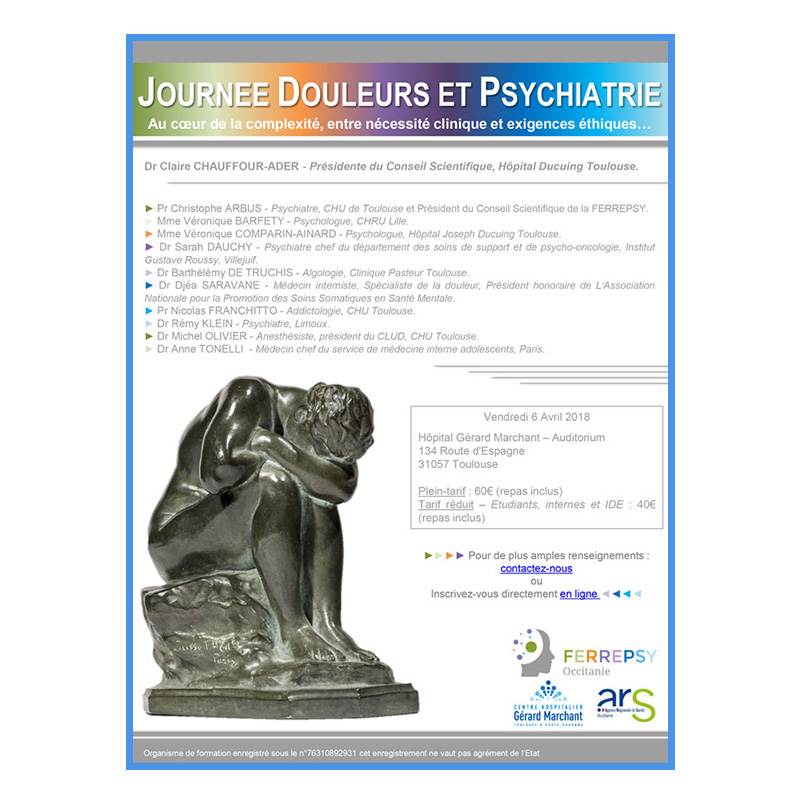 Journée Douleurs et Psychiatrie | © FERREPSY Occitanie