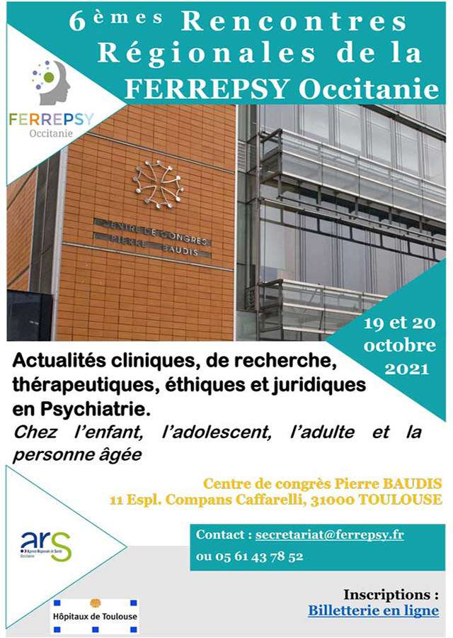 6e Rencontres régionales de la Ferrepsy (affiche) | © FERREPSY Occitanie 6e Rencontres régionales de la Ferrepsy (affiche) | © FERREPSY Occitanie