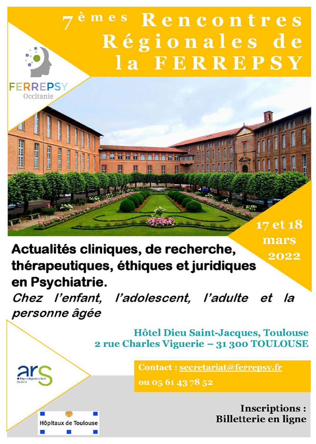 7e Rencontres régionales de la Ferrepsy (affiche) | © FERREPSY Occitanie