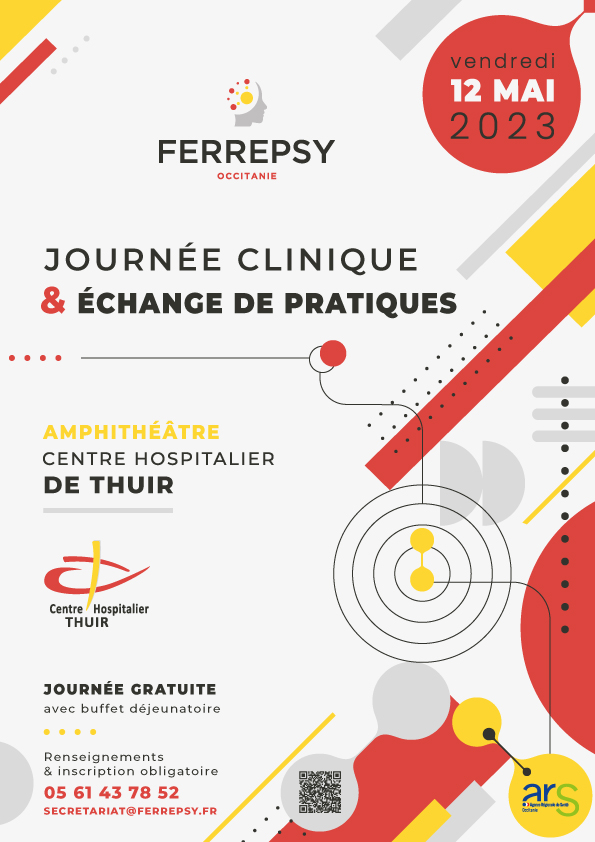 Journée clinique et échange de pratiques 2023 (affiche) | © FERREPSY Occitanie