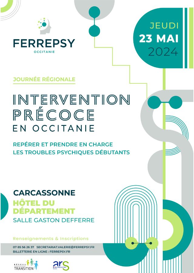 Intervention précoce 2024 (affiche) | © FERREPSY Occitanie
