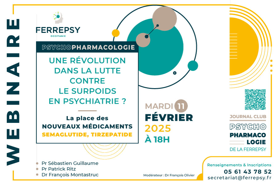 Webinaire : Une révolution dans la lutte contre le surpoids en psychiatrie ? - 11 février 2025 | © FERREPSY Occitanie