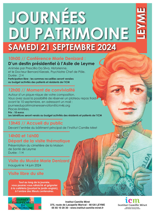 Journées du patrimoine à Leyme - Institut Camille Miret (21 septembre 2024) Journées du patrimoine à Leyme - Institut Camille Miret (21 septembre 2024)