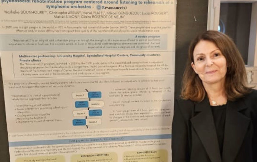 Le Projet Résonance(s) au Congrès NPIS Summit sur les Interventions Non Médicamenteuses | © FERREPSY Occitanie