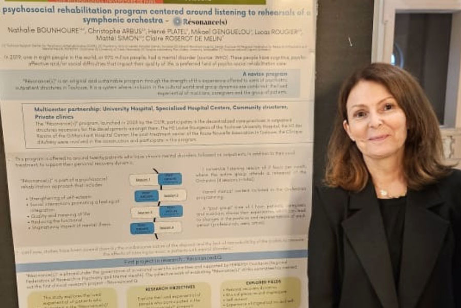 Le Projet Résonance(s) au Congrès NPIS Summit sur les Interventions Non Médicamenteuses | © FERREPSY Occitanie