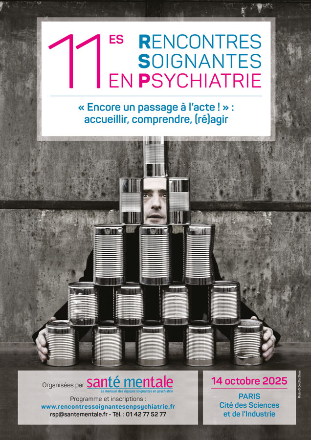 11e Rencontres soignantes en psychiatrie (14 octobre 2025) - Affiche