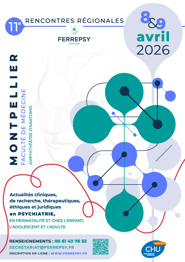 11e Rencontres régionales de la Ferrepsy Occitanie - 8-9 avril 2026 (affiche) | © FERREPSY Occitanie
