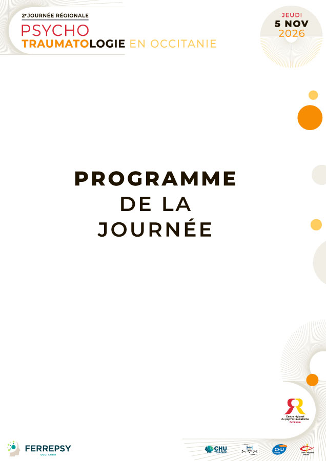 2e Journée régionale de psycho-traumatologie en Occitanie - 5 novembre 2026 (programme) | © FERREPSY Occitanie