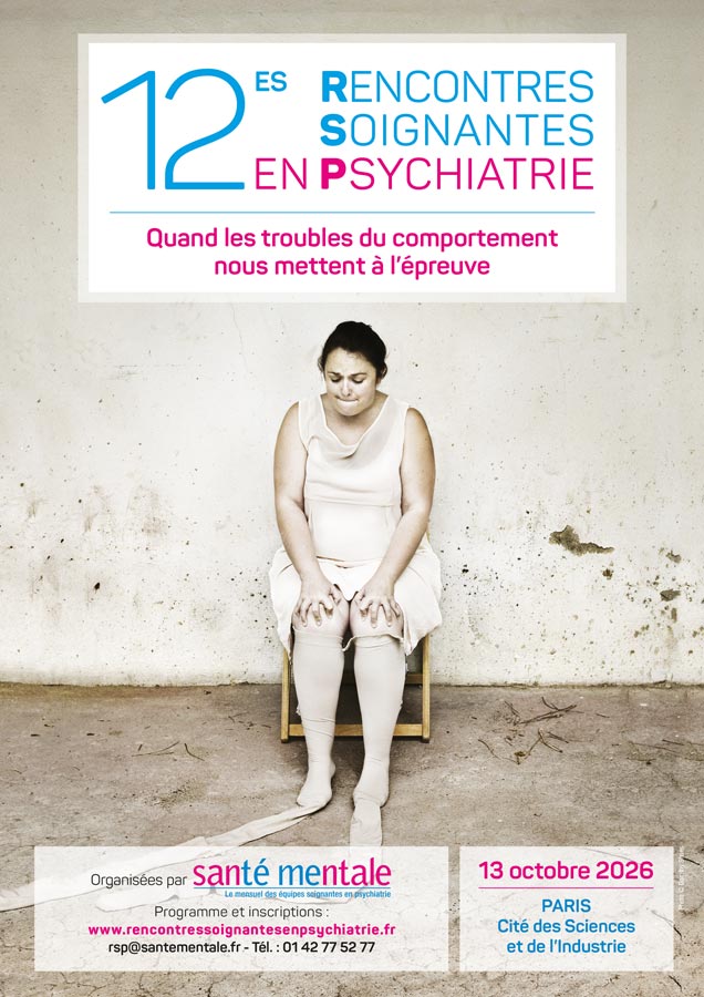 12e Rencontres soignantes en psychiatrie (13 octobre 2026) - Affiche