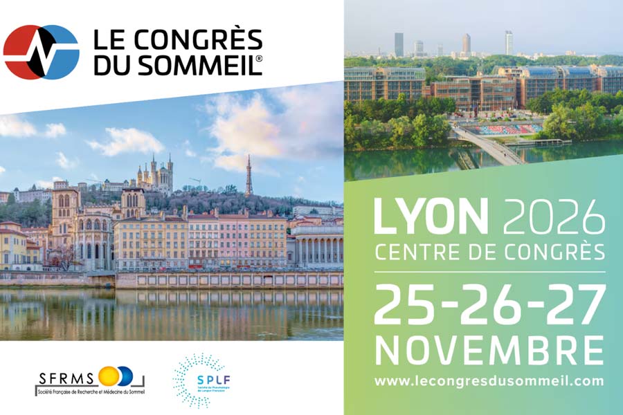 Le Congrès du Sommeil 2026 (du 25 au 27 novembre 2026)