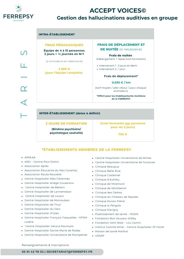 Formation Accept Voices 2026 (tarifs 640 x 900 px) | © FERREPSY Occitanie Formation Accept Voices 2026 (tarifs 640 x 900 px) | © FERREPSY Occitanie